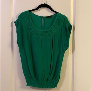 Green blouse